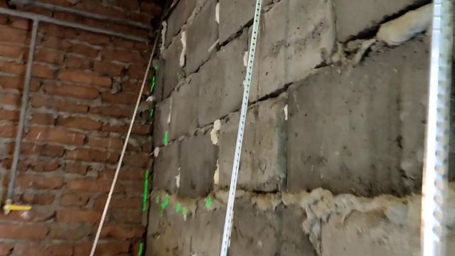 Как установить маяки на стену. смотреть онлайн