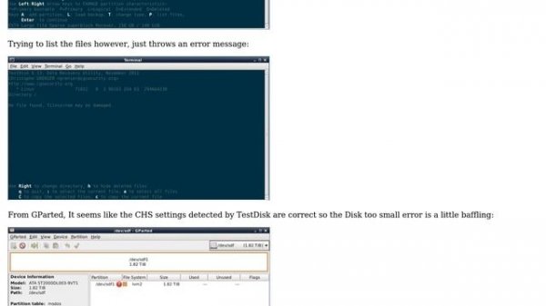 Recover data from corrupted LVM partition with TestDisk?