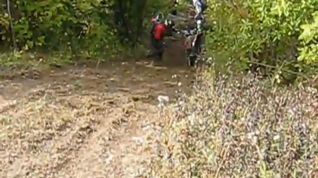 горка на мотоцикле, KLX300 смотреть онлайн