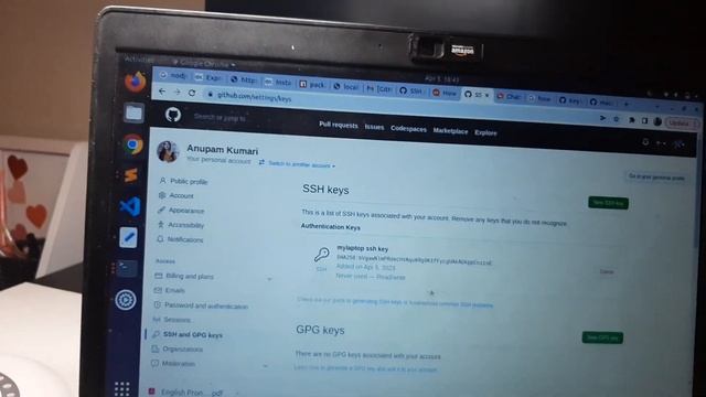 SSH key generated on the terminal and successfully added on the github in English for the bigginer смотреть онлайн