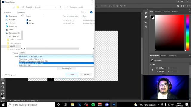 COMO SALVAR EM PNG NO PHOTOSHOP 2022 смотреть онлайн