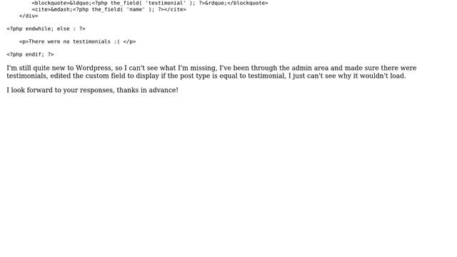 Wordpress: WP_Query on custom post type not displaying, multiple loops & get_template_part смотреть онлайн