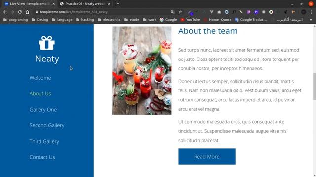 التطبيق الأول HTML & CSS - عمل قسم الـ sidebar (الجزء الأول) смотреть онлайн