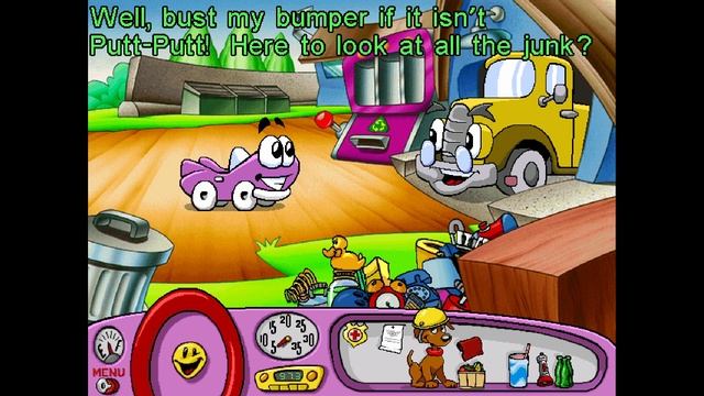 Putt Putt Enters The Race - Full Gameplay Walkthrough Longplay No Commentary смотреть онлайн