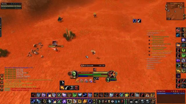 A Day In Badlands 🌵⛈️ 44 Elemental Shaman ⛈️ Low Level WoW Classic Era World PVP