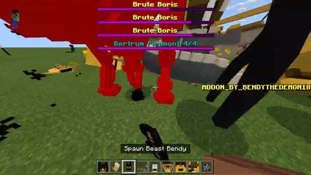New Cartoon Cat Mod CARTOON CAT Vs. BENDY in Minecraft PE смотреть онлайн