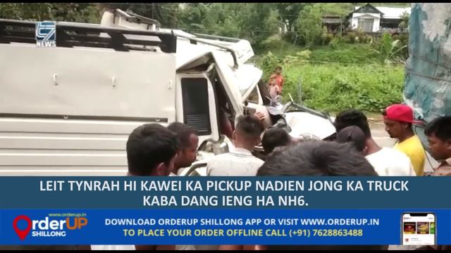 Leit tynrah hi kawei ka pickup nadien jong ka Truck kaba dang ieng ha NH6 смотреть онлайн