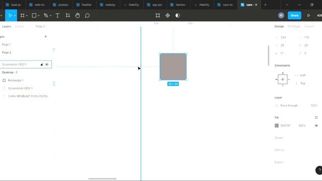 cara membuat desain icon instagram di figma part 1 смотреть онлайн