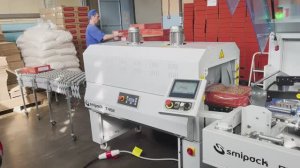 Термоусадочная упаковка кондитерки в ПОФ пленку (печенья, пряников и пр) на Smipack FP6000CS