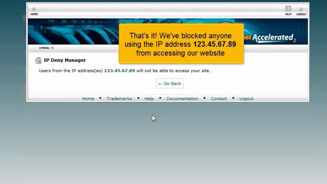 cPanel Tutorials - How to use the IP deny manager смотреть онлайн