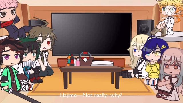 Anime characters react to each other | Danganronpa | Part 2/8 смотреть онлайн
