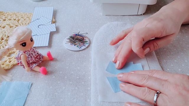 Выкройка платья на куклу 10 см смотреть онлайн