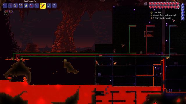 Terraria Wall of Flesh, but the World is 117 Blocks Wide... смотреть онлайн
