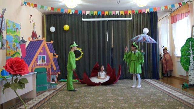 Инсценировка сказки Г.Х. Андерсена "Дюймовочка" смотреть онлайн