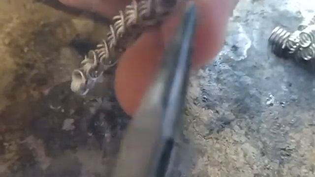 Мой первый браслет из серебра. Браслет плетения роза. Серебрянный браслет. смотреть онлайн