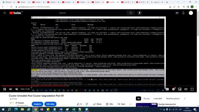 Post Cluster Upgradation Issue | Nginx ingress controller Failed After Cluster Upgradation смотреть онлайн