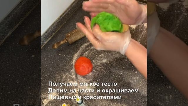 Рецепт цветного печенья смотреть онлайн