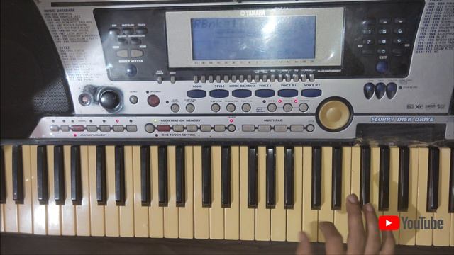 Hai Jhumka Vali Por... Superhit Song On piano PSR 550. смотреть онлайн