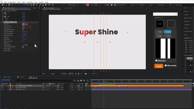 Super Shine for After Effects Tutorial смотреть онлайн