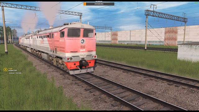 ГРУЗОВОЙ ЧЕРНИКОВКА - ЧУЛЫМСКАЯ. СМЕНА НА ВЛ80К. КАРТА : ВОСТОЧНАЯ ЕВРОПА V7.1  - TRAINZ19