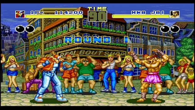 Fatal Fury: King of Fighters (Neo Geo AES Playthrough) смотреть онлайн