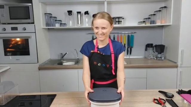 Запись прямого эфира: «Как не бояться осетра». Готовим с Tupperware.