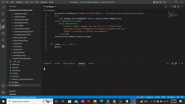 Online Fire Reporting System Python Project | Python | Django смотреть онлайн