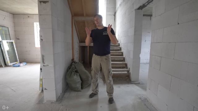 Дом из газобетона 9x10. Обзор дома из газобетонных блоков. Строительная компания Построй Себе Дом. смотреть онлайн