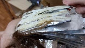 Мелирование +тонирование 10/0+10/16+10/61.