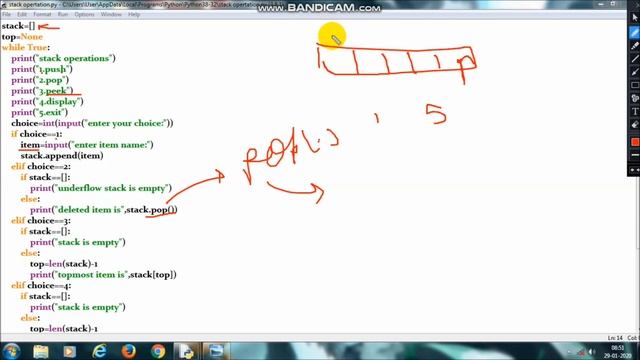 Stack Program in Python|Class 12|Computer Science смотреть онлайн