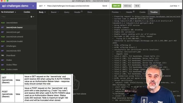 API Testing Challenges 37 and 38 - How To - Use Bearer Tokens смотреть онлайн
