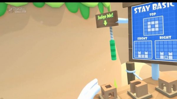 how to complete first set of sand castles - vacation simulator all memories part 2