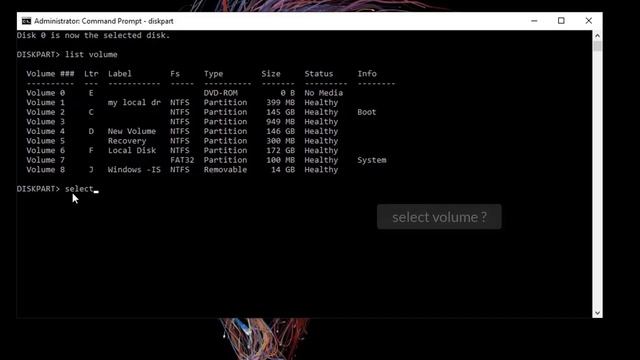 Format any hard disk partitions with command prompt (CMD) смотреть онлайн