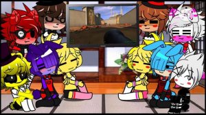 Реакция персонажей FNIA 1 и 2 на Обзор Serious Sam The First and Second Encounter от SUMOCHKIN.