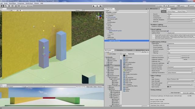 Unity Урок 34 Light Probe Groupe. Обучение уроки Unity3D смотреть онлайн