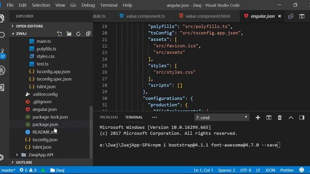 18-02-16-إضافة مكتبات BootStrap و Font-Awesome لتطبيق الأنجولار смотреть онлайн