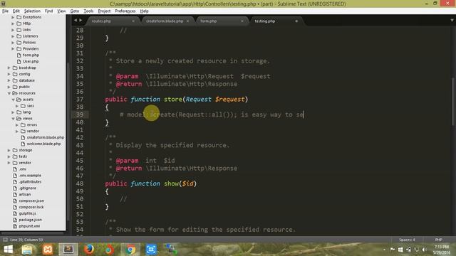 Laravel tutorials for how to insert form values into database xampp and number of ways смотреть онлайн