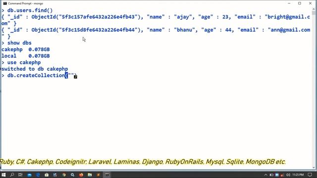 MongoDB Part-03 | Insert Document | Find Documents | MongoDB Tutorial смотреть онлайн