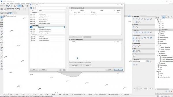 Terrain Composites and Schedules | LAND4 for ARCHICAD®
