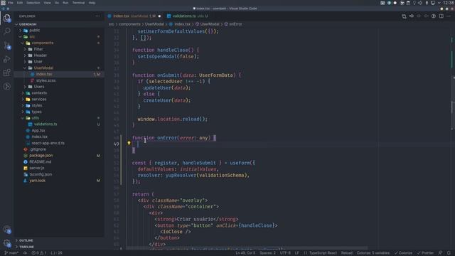 Validações de Forms no React com YUP + Exibição de Erros ao Usuário - Tips N' Tricks #11 смотреть онлайн