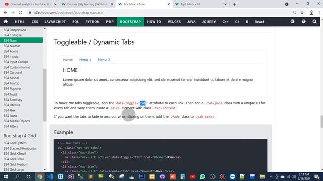 #4: Bootstrap | for complete video goto my playlist of learn Bootstrap 4(4) смотреть онлайн