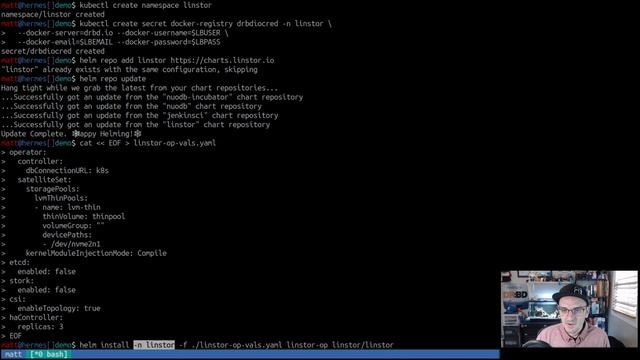 Getting started with LINSTOR in Kubernetes! смотреть онлайн