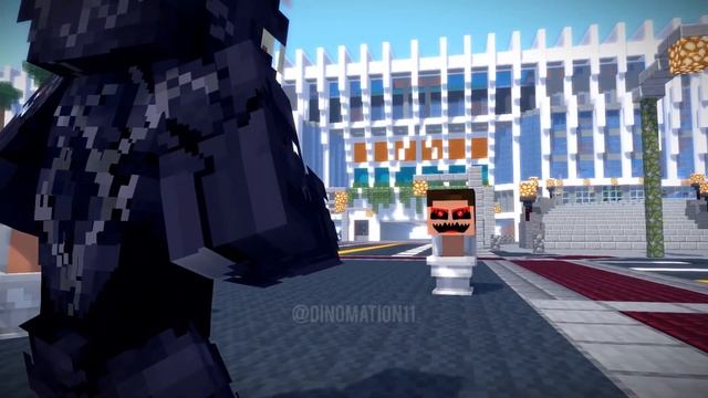 VENOM VS SKIBIDI TOILET FIGHT MINECRAFT ANIMATION смотреть онлайн
