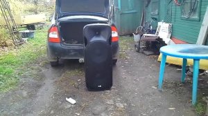 Колонка Free Sound Boombox-215UB-v2 Тест на улице.