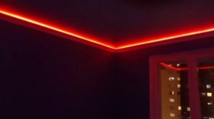 RGB светодиодная лента как основной свет в комнате