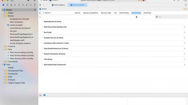 SOLVE Command PhaseScriptExecution failed with a nonzero exit code