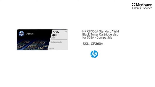HP CF360A Standard Yield Black Toner Cartridge also for 508A Compatible CF360A смотреть онлайн
