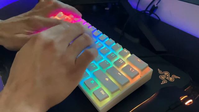 Anne Pro 2 w/ Gateron Red switches + Pudding Keycaps typing test смотреть онлайн