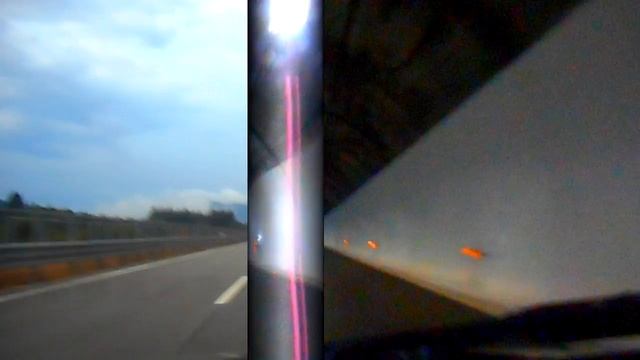 Мы уже на въезде в Италию. Приключения с полицейскими. Красивые виды из окна машины. смотреть онлайн