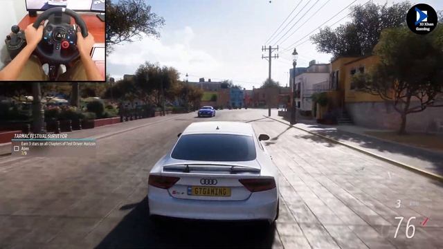 Audi RS7 Sportback (800hp) - Forza Horizon 5 | gameplay with Logitech g29 смотреть онлайн